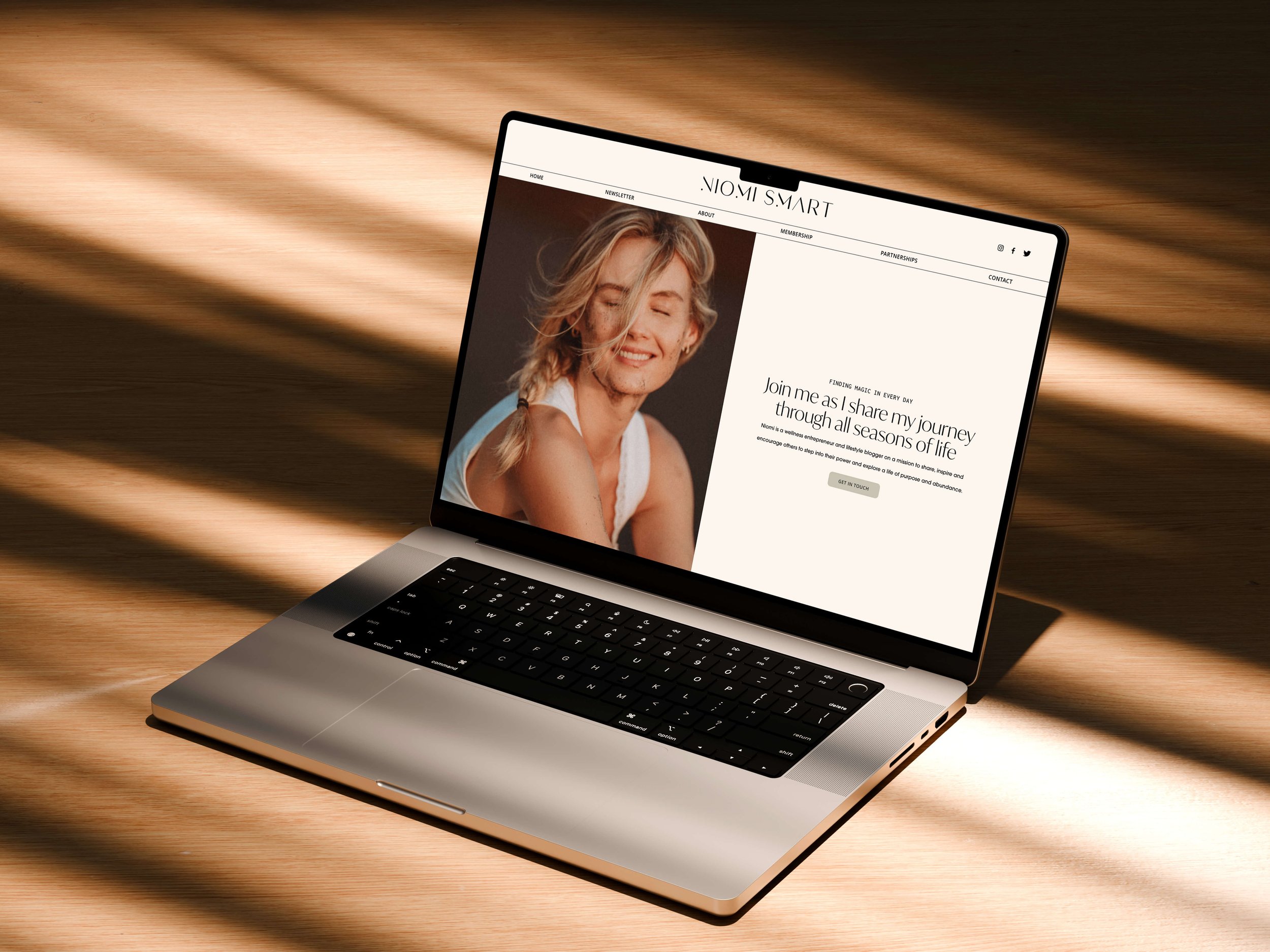 niomi smart website designer for influencers