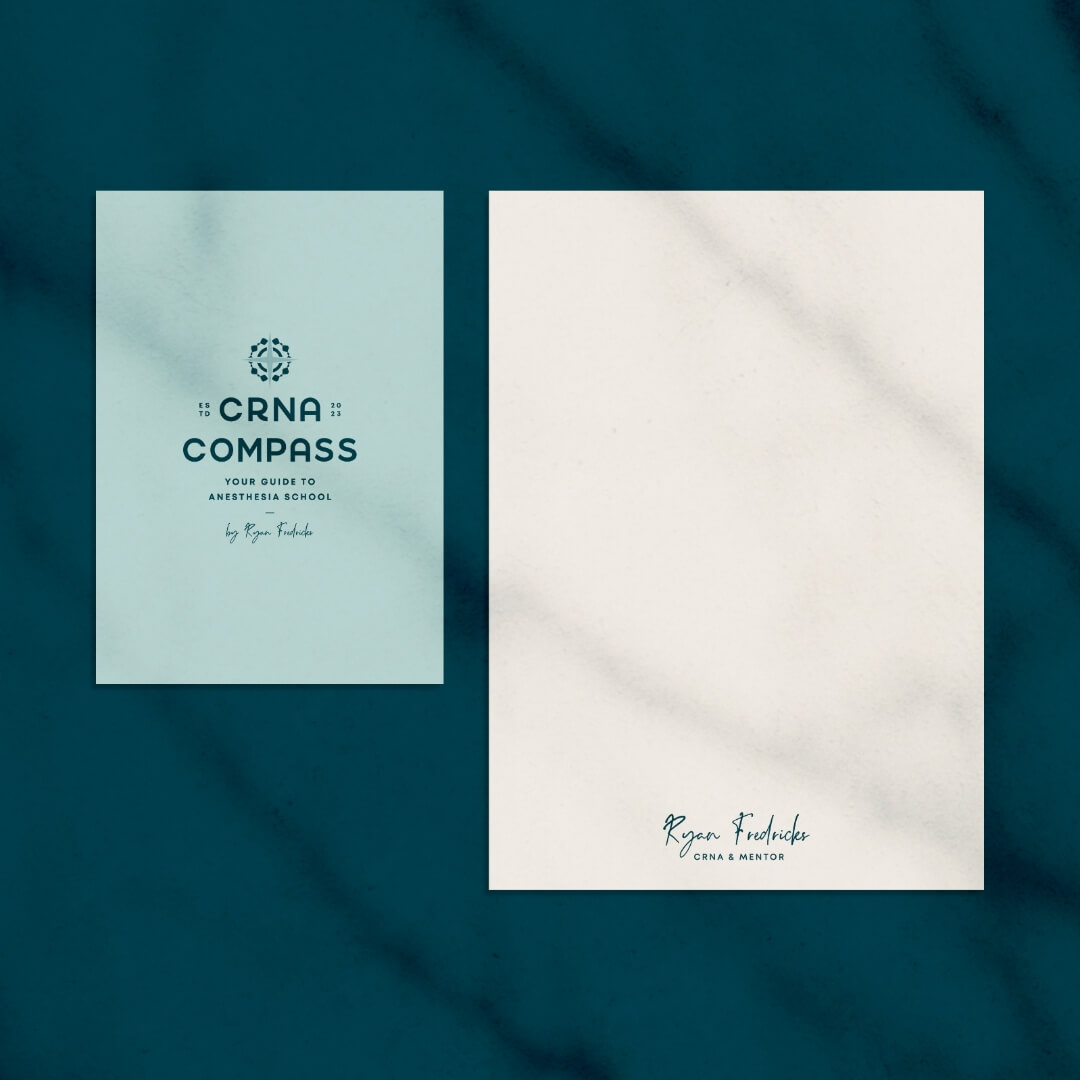 crna compass branding print mockup